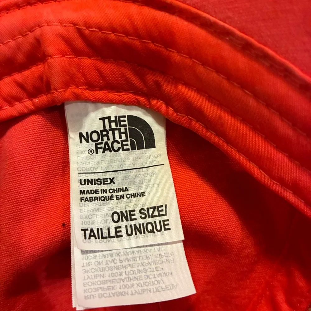The North Face Red Trucker Hat Mesh Snapback Geometric Logo‎ Cap Unisex OS